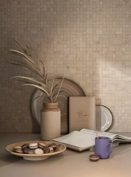 Фото Мозаика MBD001 Риальто Антика 1 мозаичный бежевый светлый матовый 30х30 Россия