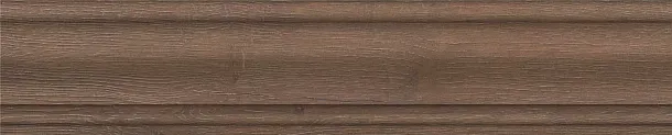 Фото Kerama Marazzi Плинтус Тровазо коричневый матовый 39,8x8x1,55 (SG7327\BTG) Россия