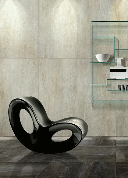 Фото Керамогранит 1067944 Fossil Lines Crema Ret 30x120 Италия