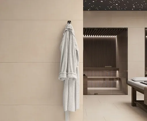 Фото Керамогранит Laparet Betonica Crema Pro Кремовый Матовый R12Soft 60Х60 Индия