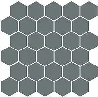 Фото керамическая плитка Агуста синий матовый 29,7x29,8x0,69 из 30 частей (5,2х6) (63012)