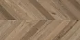 Керамогранит Laparet Wood Lux Walnut Chevron M Коричневый Матовый Карвинг 60Х120