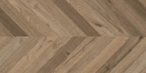Фото Керамогранит Laparet Wood Lux Walnut Chevron M Коричневый Матовый Карвинг 60Х120 Индия