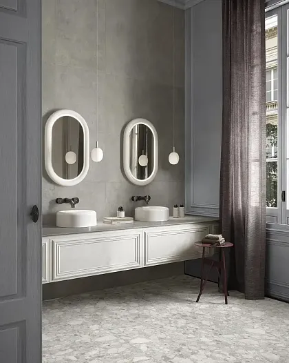 Фото Керамогранит Vitra K948555R0001VTER CementBase Песочный Матовый R10A Ректификат 60x120 Турция
