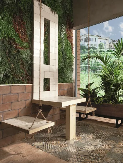 Фото Плитка PT02551 Esenzia Fabola Green Mix 15x30 Испания