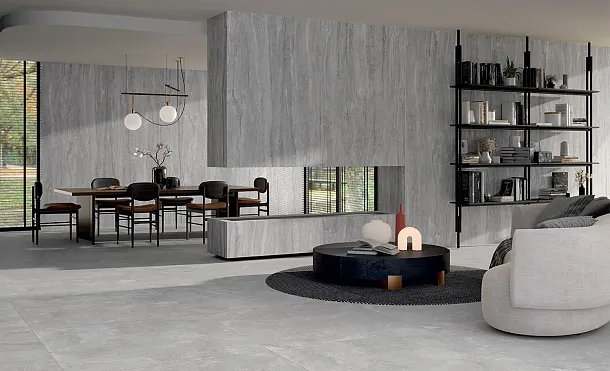 Фото Керамогранит Fondovalle ROT020 Royal Travertino Navona Vein Real Matt 60x120 Италия