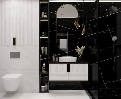 Фото Керамогранит Lawa black черный полированный 60x120 Россия