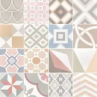 Фото Керамогранит Equipe 22103 Caprice Patchwork Pastel 20x20