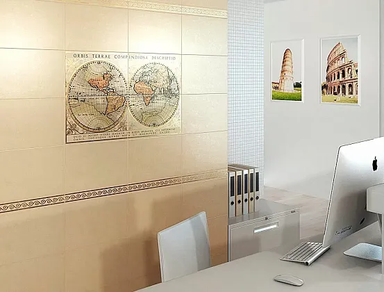 Фото Бордюр B24\78 Золото карандаш 25*2 Россия