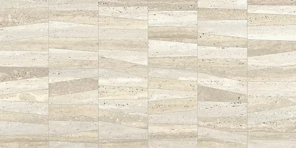 Фото Керамогранит Ariana Ceramica 0010087 Dorica Degrade Mix Antique 3D Rett 60x120 Италия