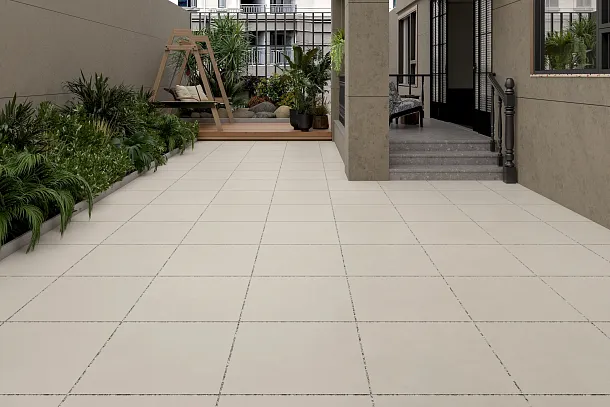 Фото Керамогранит Ennface ENSTN8039SR116060 Travertine Cross Beige Structured R11 60x60x2 Индия