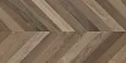 Керамогранит Laparet Wood Latina Brown Chevron M Коричневый Матовый Карвинг 60Х120