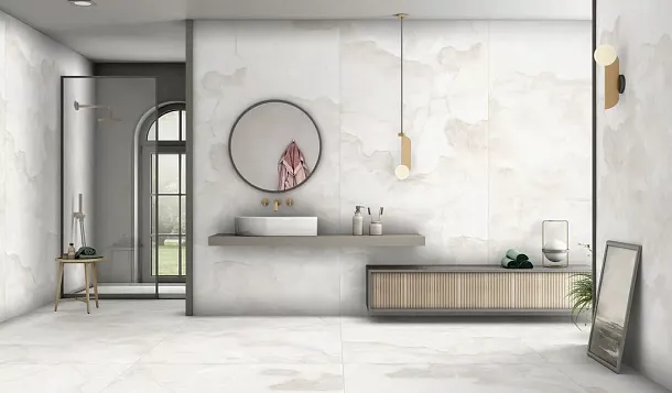 Фото Керамогранит Ennface ENONX7006MT120280 Onyx Pearl Matt 1200x2800x6 Индия