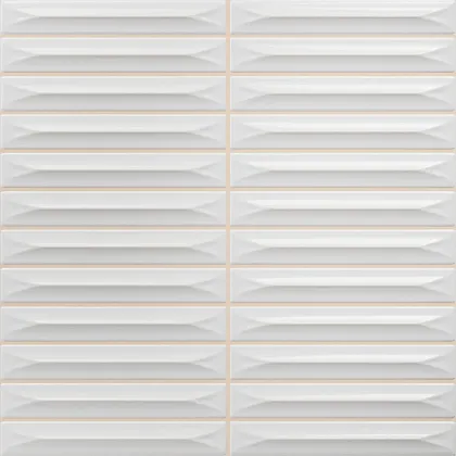 Фото керамическая плитка Vilar Albaro Arrow White 1,5x10 20x20 Испания