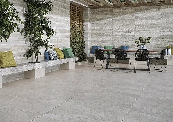 Фото Керамогранит A034360 Travertino Brescia Mat Rect 60x60 Испания