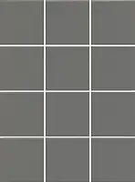 Фото керамическая плитка Агуста серый матовый 30x40x0,7 из 12 частей 9,8х9,8 (1330)