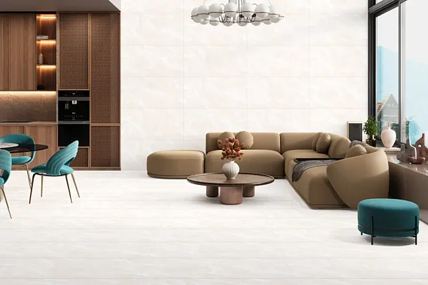 Фото Керамогранит Gravita Alpine Onyx Milk Endless Low Reflection Matt Carving 60x120 Индия
