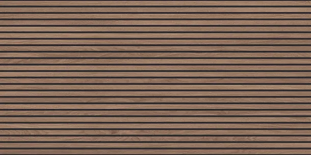 Фото Керамогранит Laparet Wood Canarium Wenge Stripes Коричневый Матовый Карвинг 60Х120 Индия
