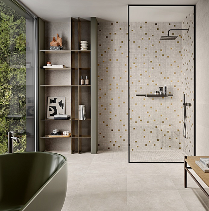 Фото Керамогранит Sense Light Grey Touch Ret 80x80 Португалия