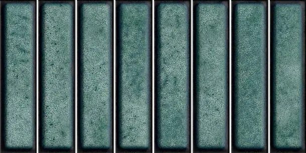 Фото керамическая плитка El Barco Domino Verde Glossy 15x30 Испания