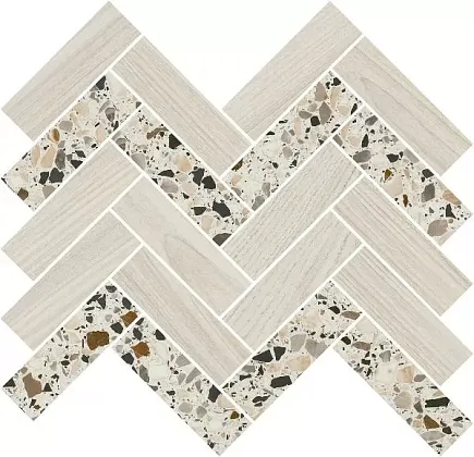 Фото Мозаика T042\SG5113 Монтиони мозаичный миндальный 34x35,5 Россия