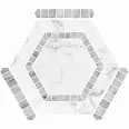 Керамогранит Monopole Ibiza White 22x25