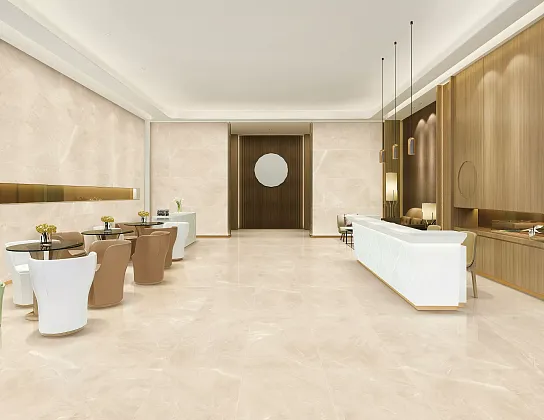 Фото Керамогранит Elegant Armani Crema Полированный 60х120 Индия