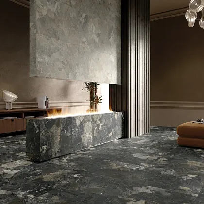 Фото Керамогранит Dado Ceramica 304124 Argos Black 60x120 Италия