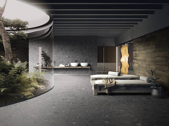 Фото Керамогранит OQ57 Orobica Antacite Matt R R10 60x120 Италия