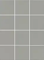Фото керамическая плитка Агуста серый светлый матовый 30x40x0,7 из 12 частей 9,8х9,8 (1329)