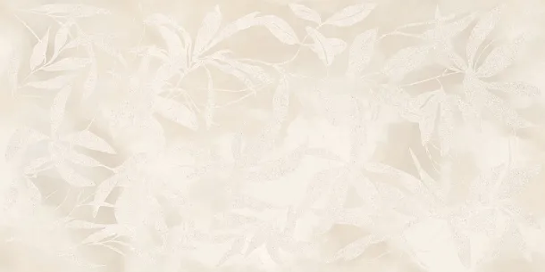 Фото Керамогранит Vitra K958021R0001VTER ArtWall Цветы Слоновая Кость Матовый Ректификат 60x120 Турция