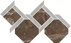Фото Kerama Marazzi Декор Риальто 1 наборный лаппатированный 48x29,5x0,9 (ID165)