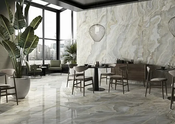 Керамогранит Onice Iride Malaga Lapp Rett 60X120 (173063) для гостиной, для кухни, для ванной, для спальни, на теплый пол Фото Керамогранит Onice Iride Malaga Lapp Rett 60X120 (173063) Италия