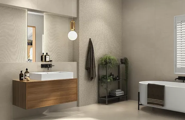 Фото Плитка Rev. CURVE HARDY BEIGE RECT 25*75 Испания