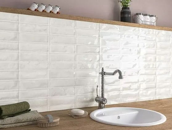 Фото керамическая плитка Ecoceramic Pool White 31,6x60 Испания