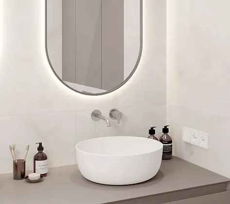 Фото Керамогранит Laparet Lp6012G0531R Bernini Crema Кремовый Глянцевые Чернила 59,5Х119,1 Россия
