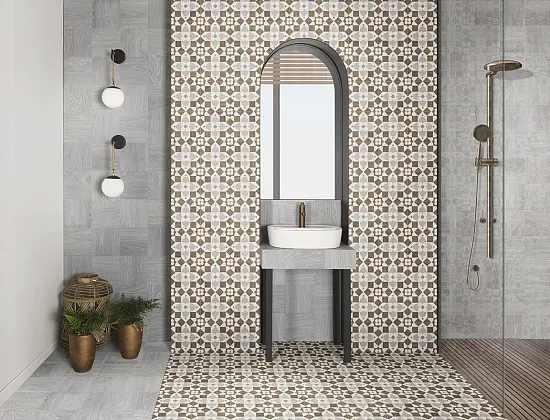 Фото Керамогранит Mainzu Patchwood Bianco 20x20 Испания