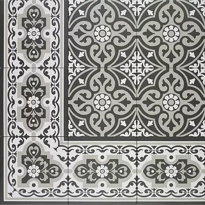 Фото Керамогранит Mainzu Normandy Angulo Black 20х20 Испания