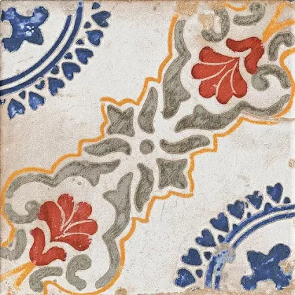 Фото Керамогранит Alpas Cera Ornament 10002 Matt 20х20 Индия