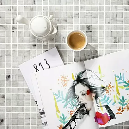 Фото Мозаика Wood № 4201 (на сетке) 31,7Х31,7 (С0002263) Испания