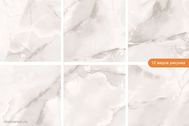 Фото Керамогранит gravita mercato onyx onyx taupe matt 60x60 Индия
