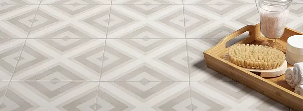 Фото Керамогранит Smile Tile Artisan Blue 19,8x19,8 Индия