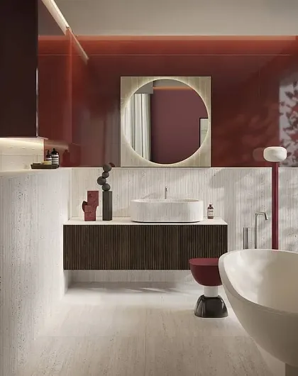 Фото Керамическая плитка FAP Ceramiche fTOO Materia Brillante Linfa Brillante RT 50x120 Италия