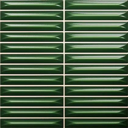 Фото керамическая плитка Vilar Albaro Arrow Victorian Green 1,5x10 20x20 Испания