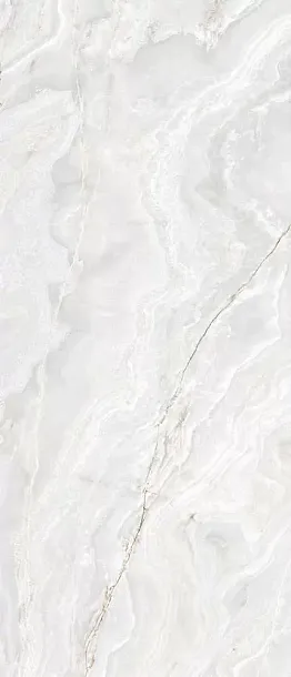 Керамогранит Onice Iride Avorio Lap 6Mm 120Х280 (173021) для гостиной, для кухни, для ванной, для спальни, на теплый пол Фото Керамогранит Onice Iride Avorio Lap 6Mm 120Х280 (173021) Италия