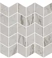 Декор Ифран мозаичный серый светлый глянцевый обрезной 30x31,2x0,9 (KMD2MSM007BR)