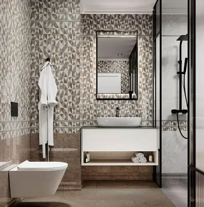 Фото Плинтус FMD043 Каприччо коричневый глянцевый 20x10 Россия