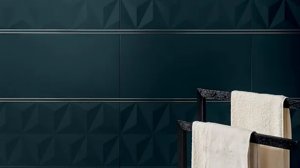 Фото Плитка E055 4D Diamond White Decor 40x80 Италия