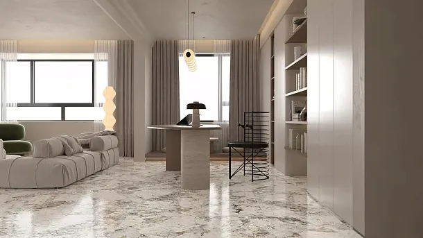 Фото Керамогранит Phoenix Full Body Polished (Gold) 60x120 (BHW-0042) Китай