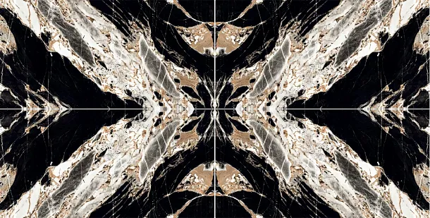 Фото Керамогранит Noks Black A Hi-Glossy 60х120 Индия